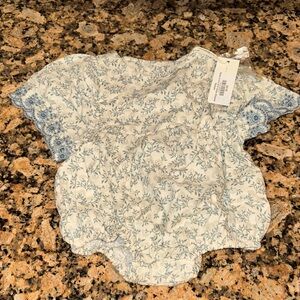 Rylee & Cru Kalea Blossom floral Baby Romper